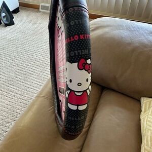 Hello kitty steering wheel cover , , wheel diameter 14.5 - 15in